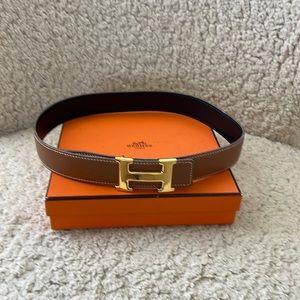AUTHENTIC HERMES REVERSIBLE H BELT 70 cm
